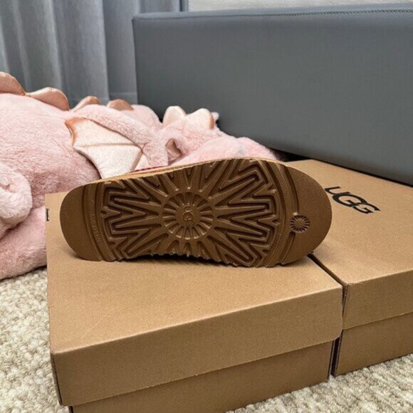 Women UGG Tazz Tasman Slipper Chestnut Suede Upper - Picture 8 of 9